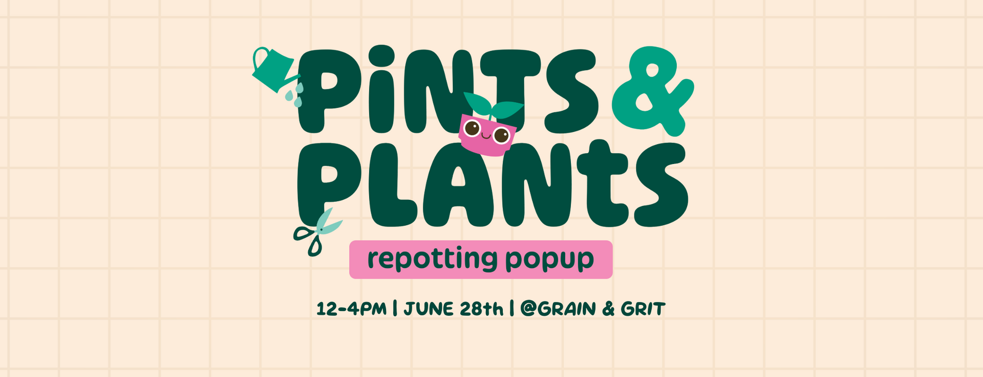 Pints & Plants Repotting Pop-up