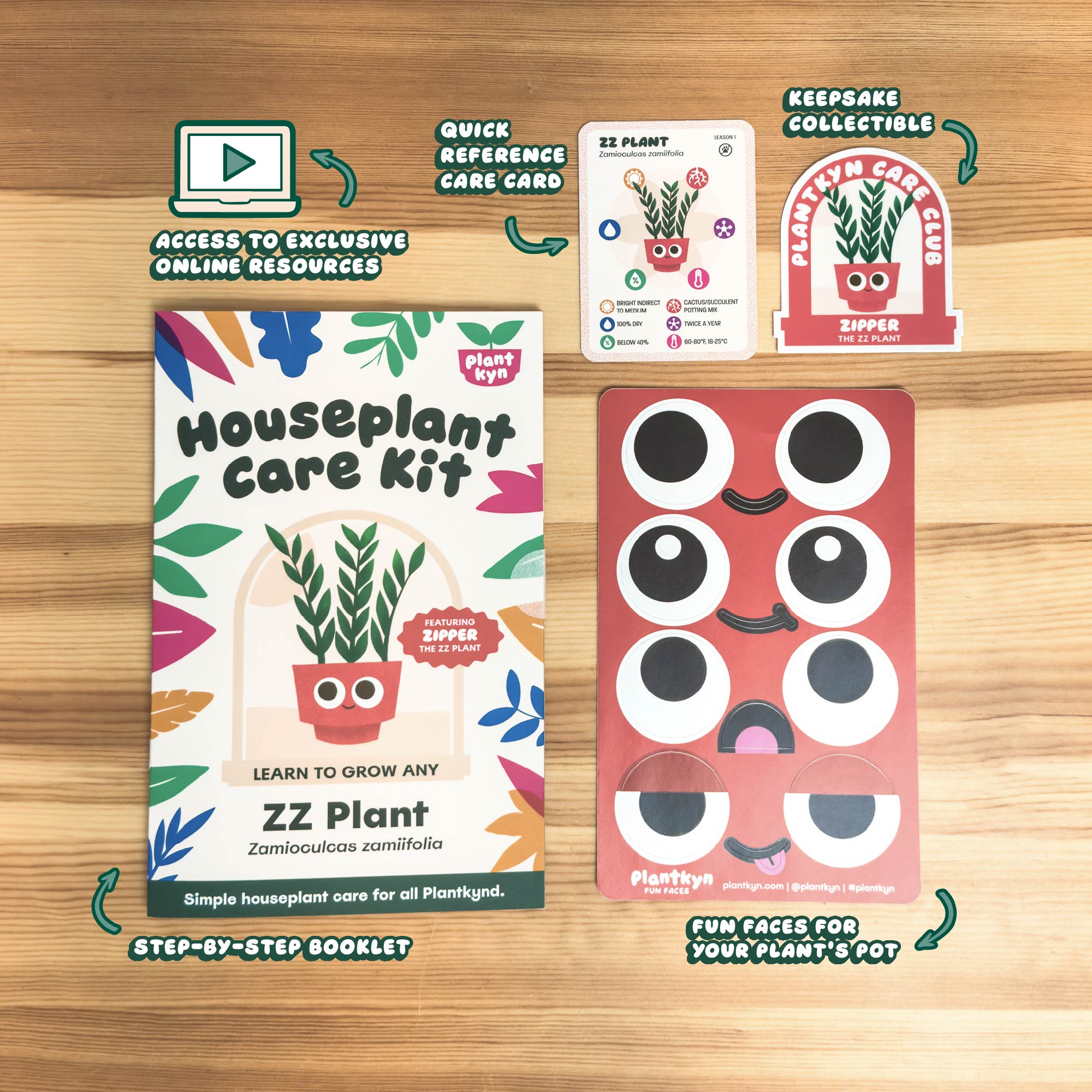 printable plant care sheet zz plant ZZ Plant Care Kit – Plantkyn